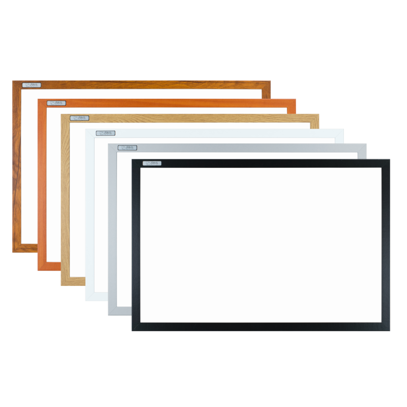 帯彦ページ Tablica magnetyczna suchościeralna 80x60 w ramie MDF - Tablice Abis