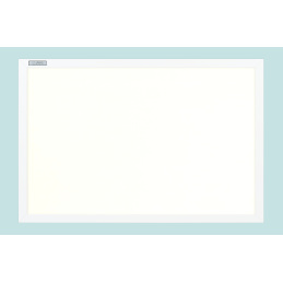 Tablica tekstylna biała w ramie MDF białej