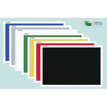 Tablice tekstylne  w ramie białej czarna 