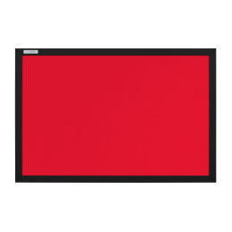Tablica tekstylna czerwona 