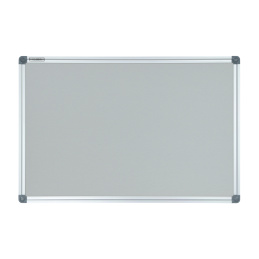Tablica tekstylna szara w ramie aluminiowej