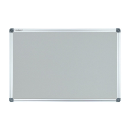 Tablica tekstylna szara w ramie aluminiowej