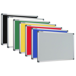 Tablice tekstylne szara w ramie aluminiowej  UKOS