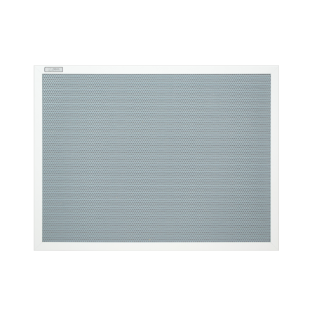 Tablica magnetyczna perforowana szara  w ramie MDF białej