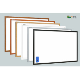 13. Tablice magnetyczne rama MDF czarny 2 ukos montaż