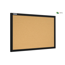 4. Tablica korkowa w ramie MDF czarny - ukos