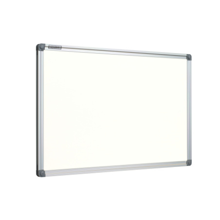 Tablica tekstylna biała w ramie aluminiowej - ukos