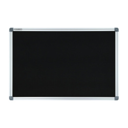 Tablica tekstylna czarna w ramie aluminiowej 