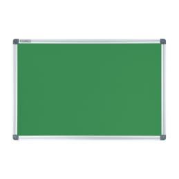 Tablica tekstylna zielona w ramie aluminiowej 