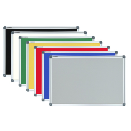 Tablice tekstylne szara w ramie aluminiowej 