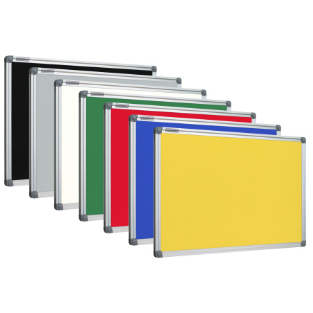 Tablice tekstylne żółty w ramie aluminiowej  UKOS